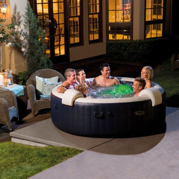 Spa gonflable Intex PureSpa Blue Navy 4 places – Image 5