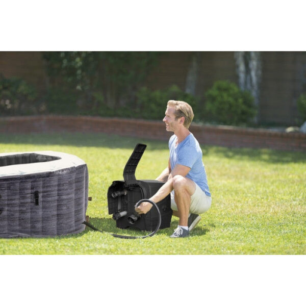Spa gonflable Intex Pure Spa Ardoise 4 places – Image 3