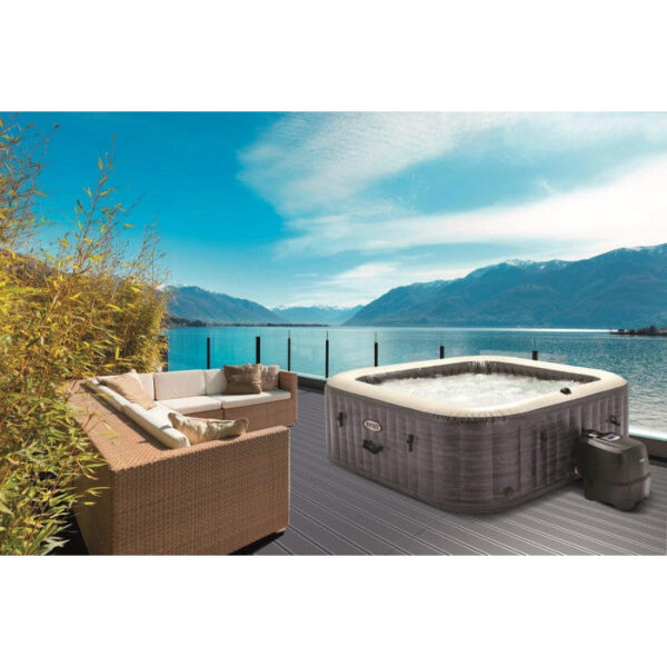 Spa gonflable Intex Pure Spa Ardoise 6 places – Image 2