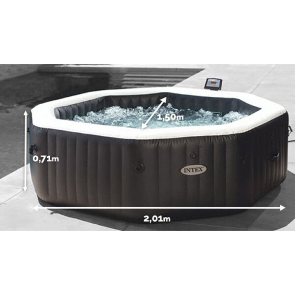 Spa gonflable Intex PureSpa Carbone 4 places – Image 3