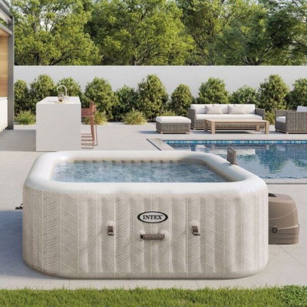 Spa gonflable Intex PureSpa Chevron 6 places – Image 4